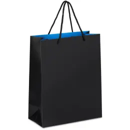 Light Blue Altitude Finery Midi Paper Gift Bag